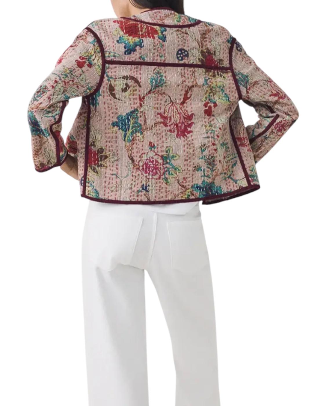 Chaqueta ese O ese Hari Akita Burdeos