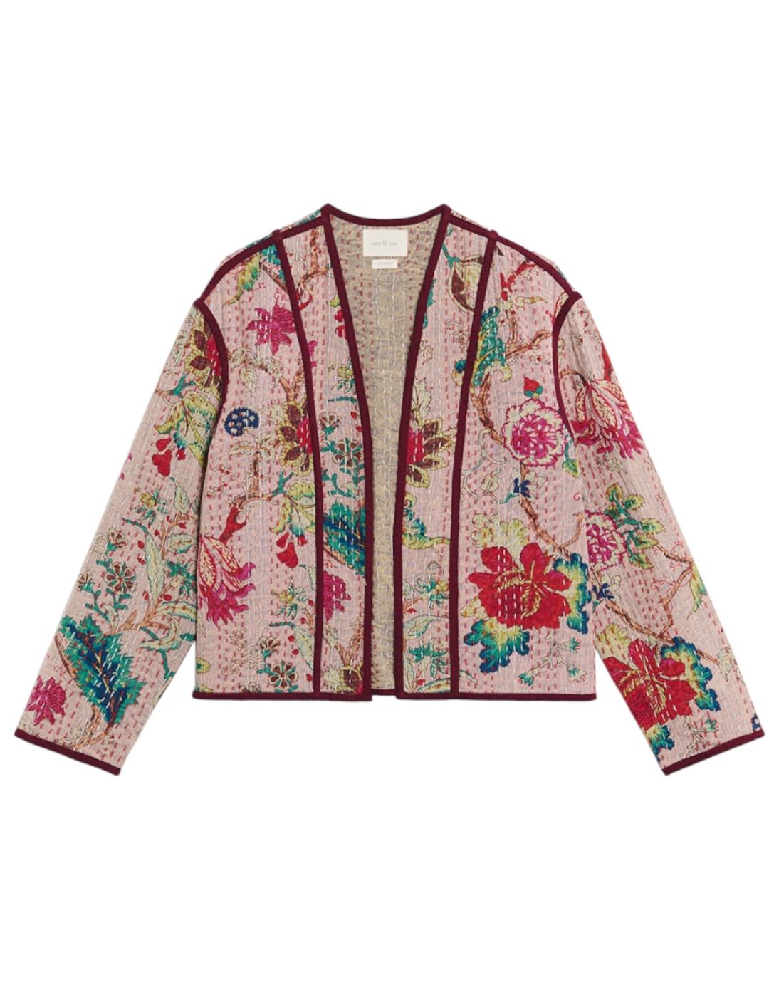 Chaqueta ese O ese Hari Akita Burdeos