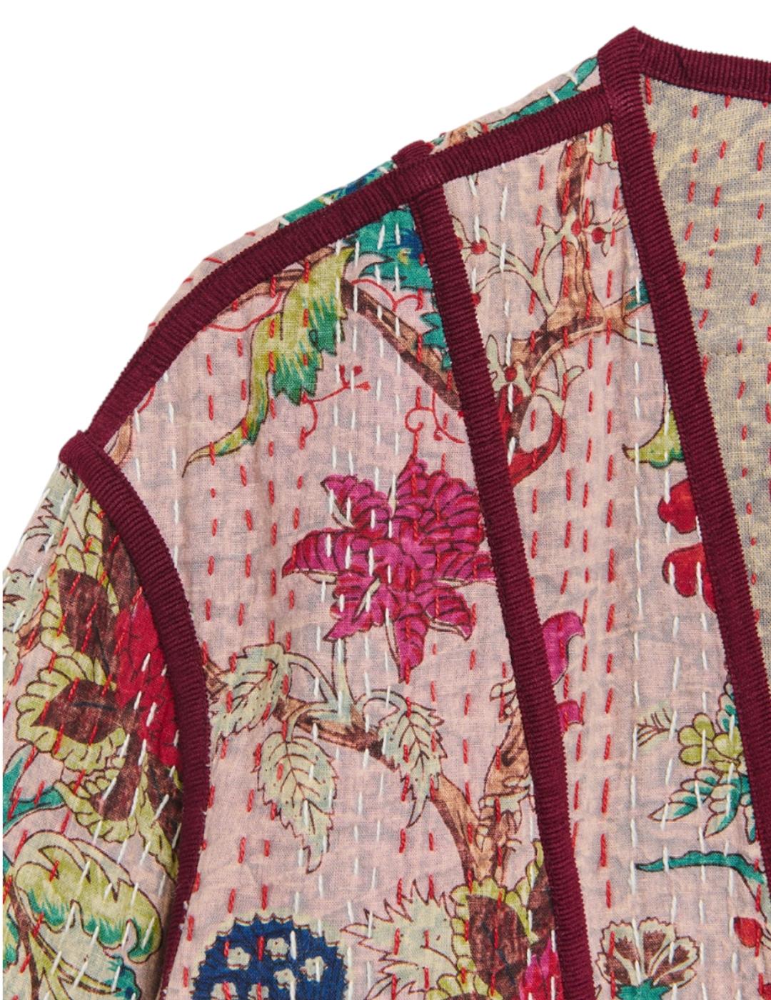 Chaqueta ese O ese Hari Akita Burdeos