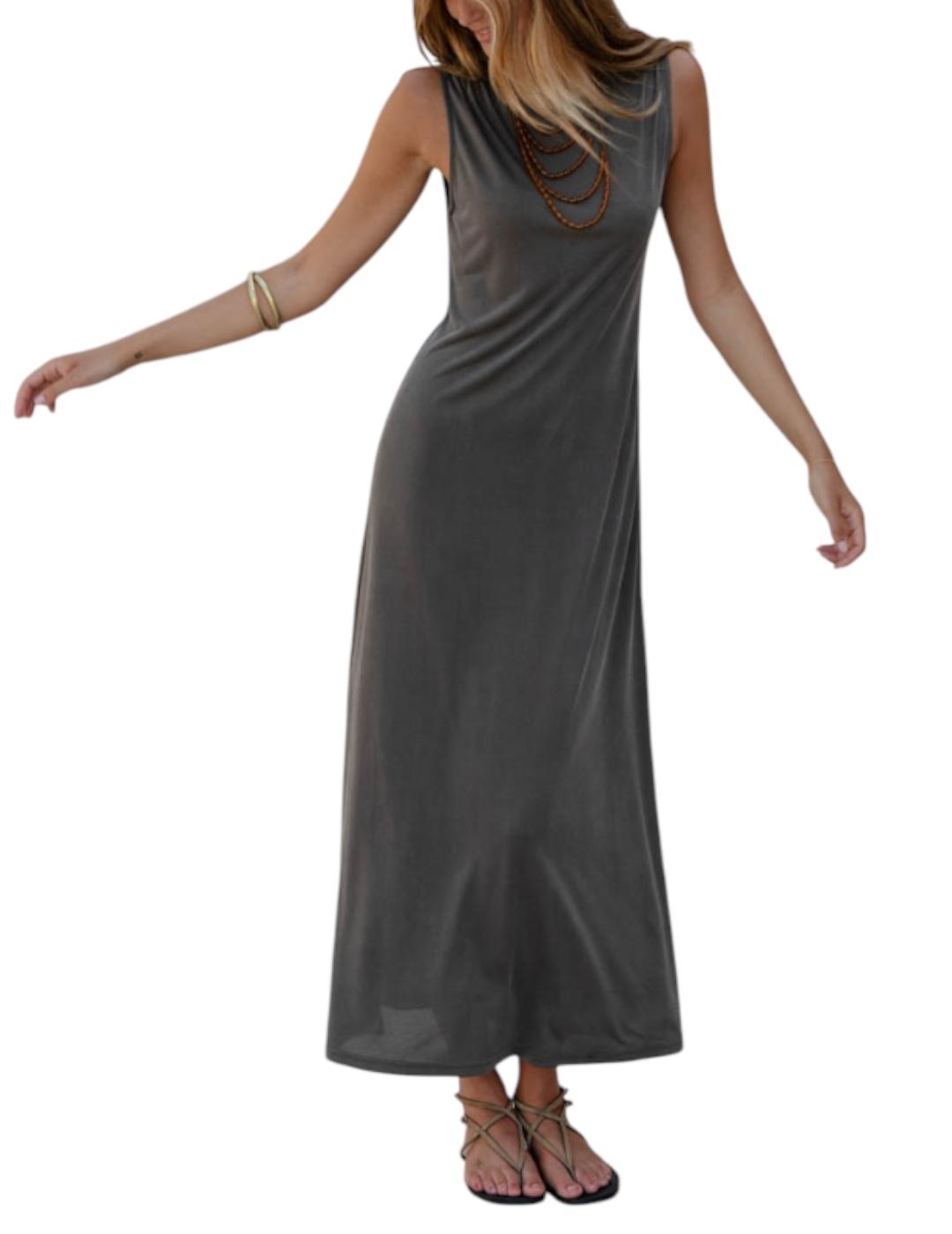 Vestido ese O ese Manhattan Kakhi