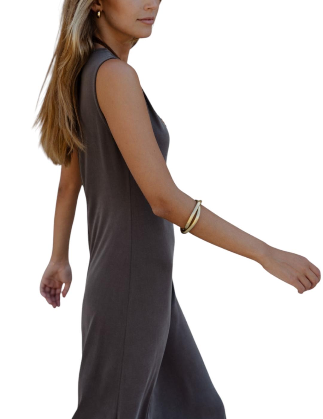 Vestido ese O ese Manhattan Kakhi