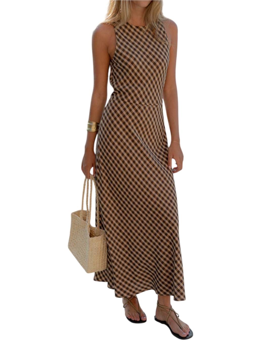 Vestido ese O ese Breda Marrón