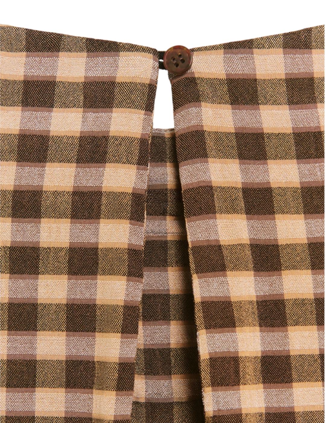 Vestido ese O ese Breda Marrón