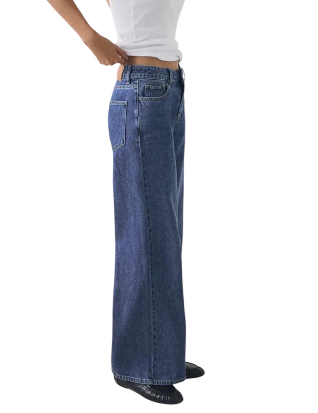 Pantalón ese O ese Cooper Wide Azul