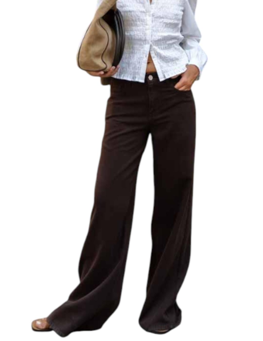 Pantalón ese O ese Cooper Wide Marrón