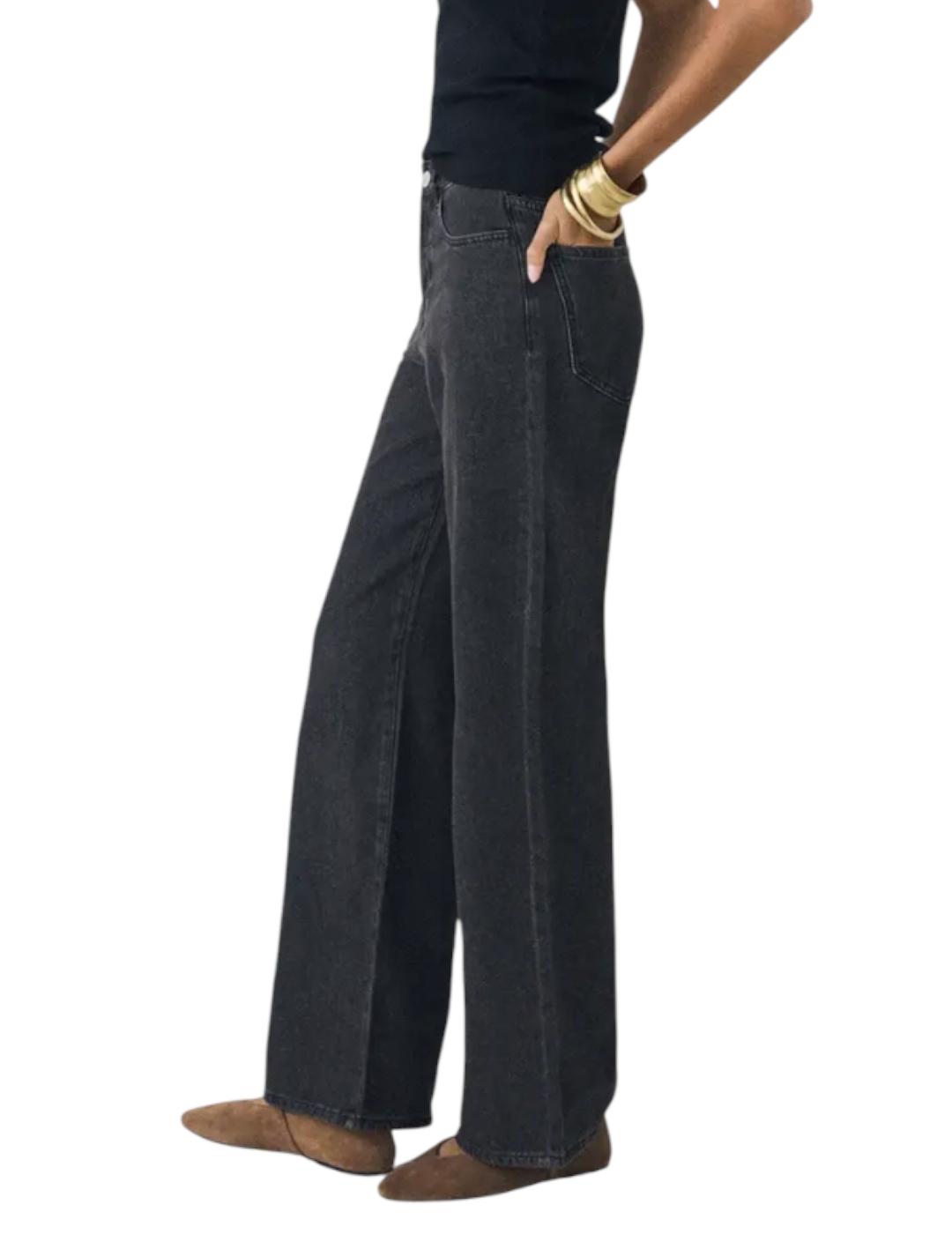 Pantalón ese O ese Phoenix Relaxed Negro