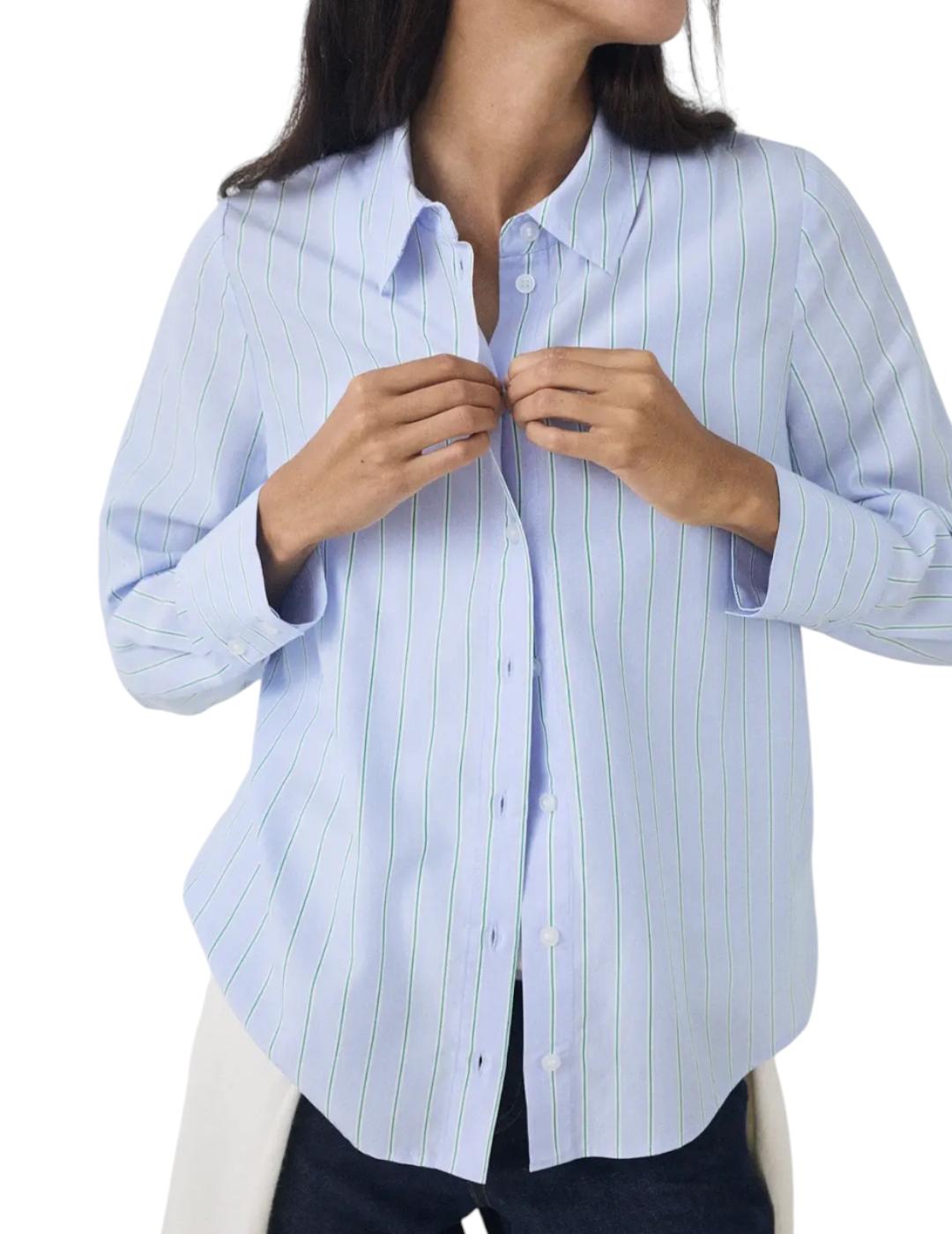 Camisa ese O ese Harvey Stripes Rosa