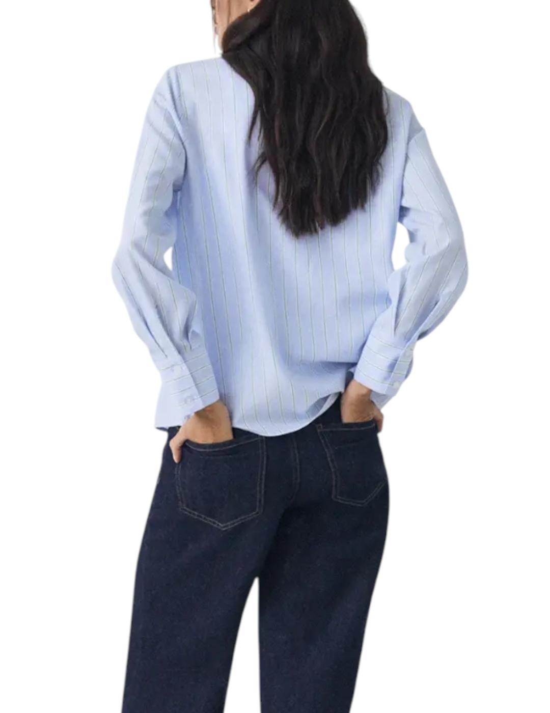 Camisa ese O ese Harvey Stripes Azul