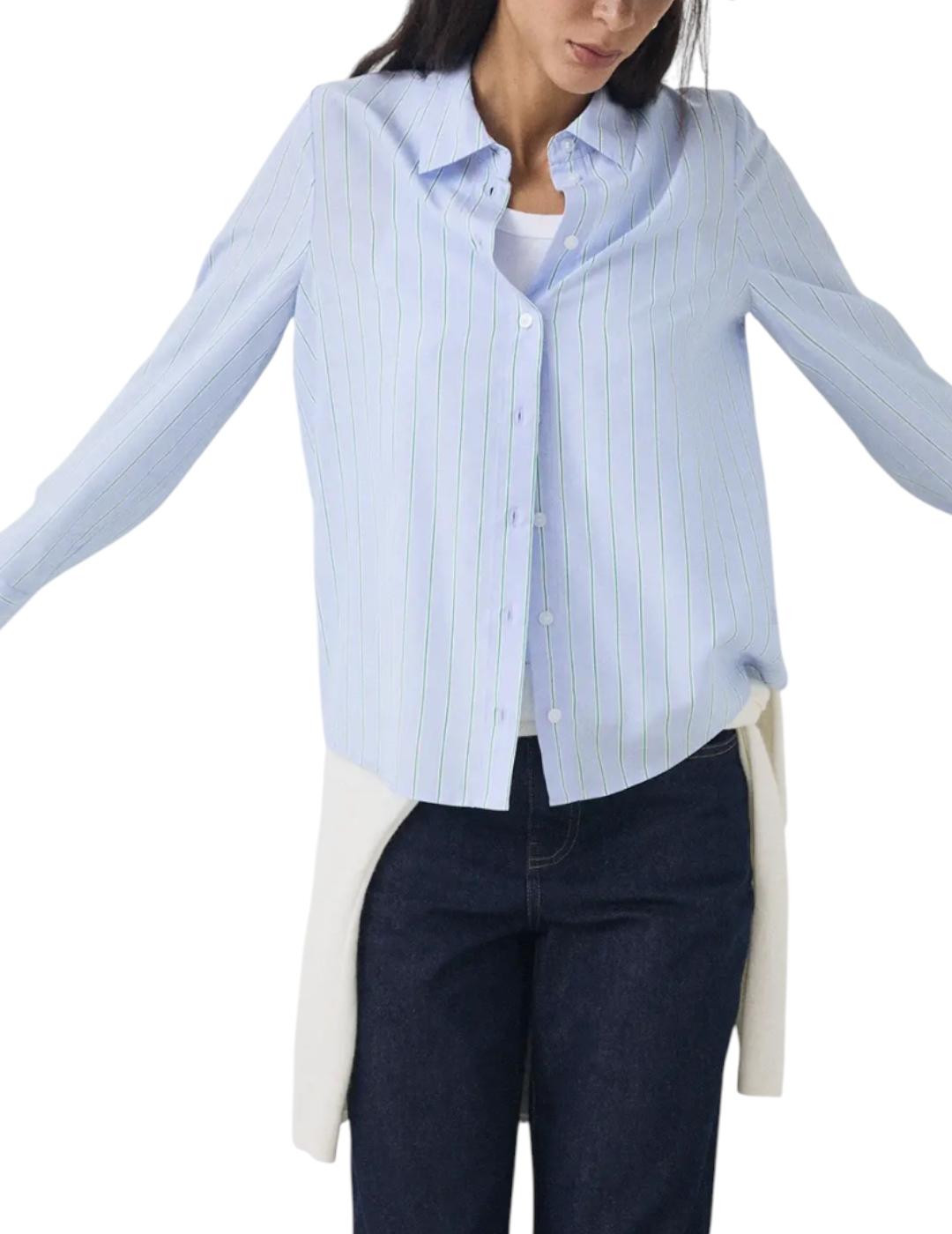 Camisa ese O ese Harvey Stripes Azul