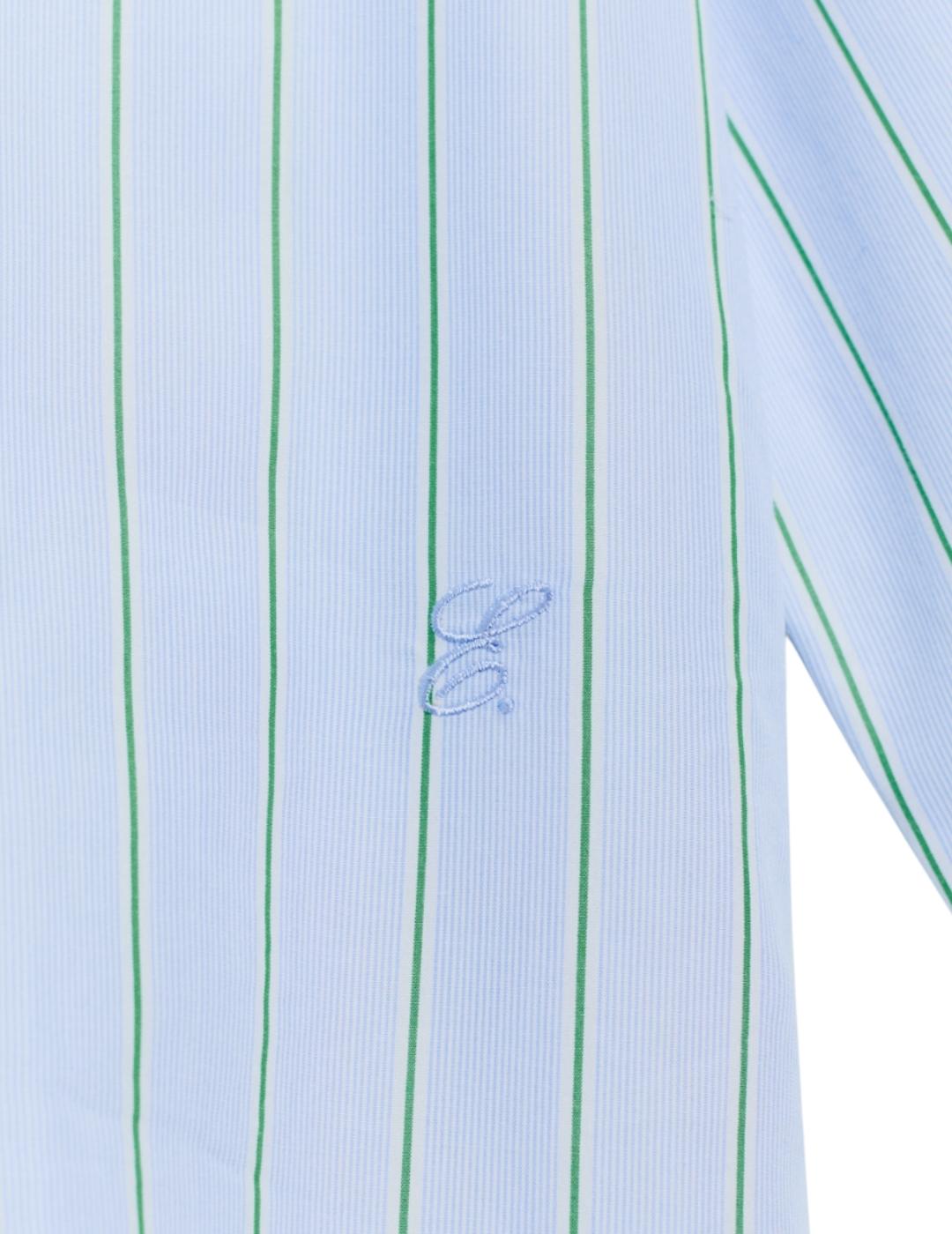 Camisa ese O ese Harvey Stripes Azul