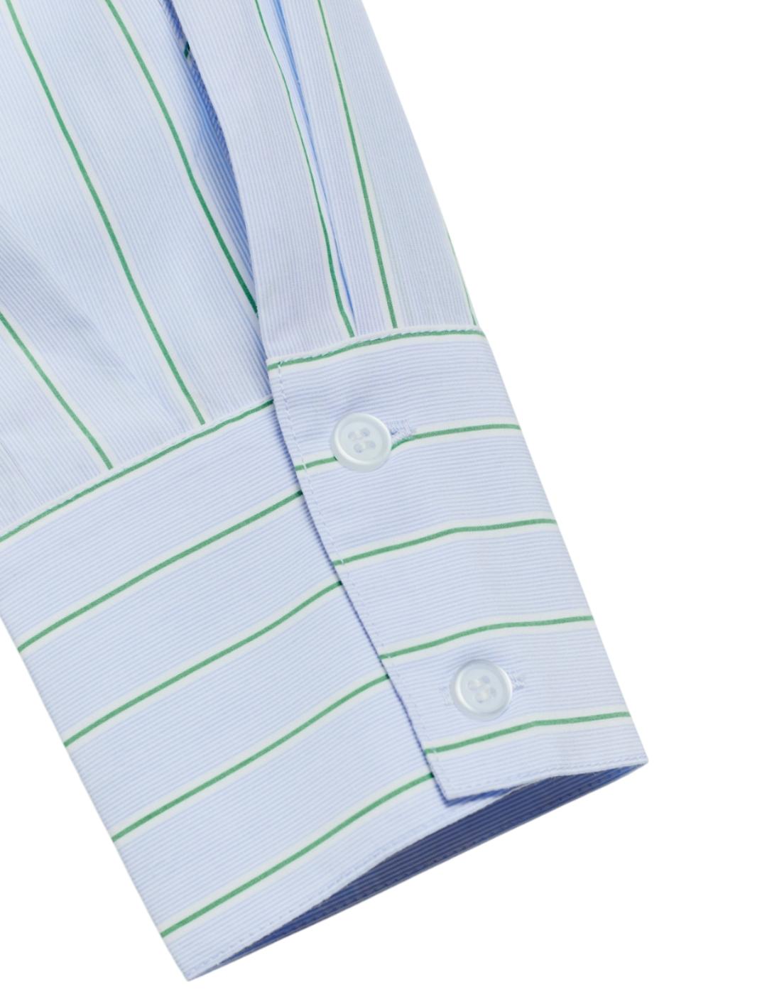 Camisa ese O ese Harvey Stripes Azul