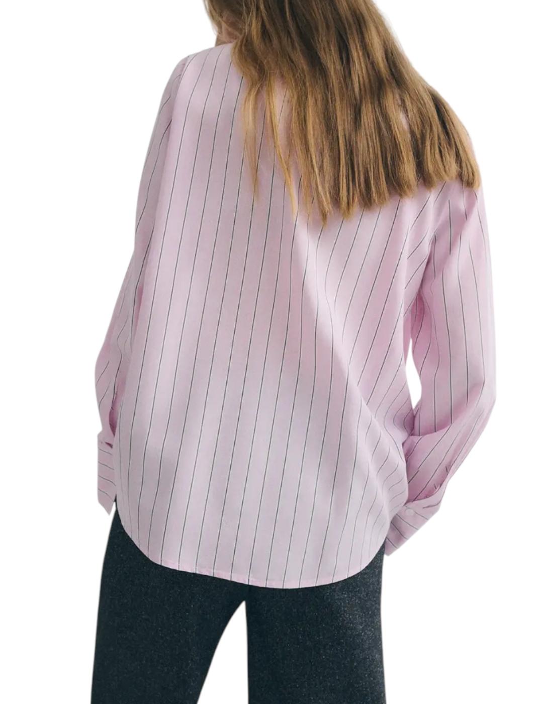 Camisa ese O ese Harvey Stripes Rosa