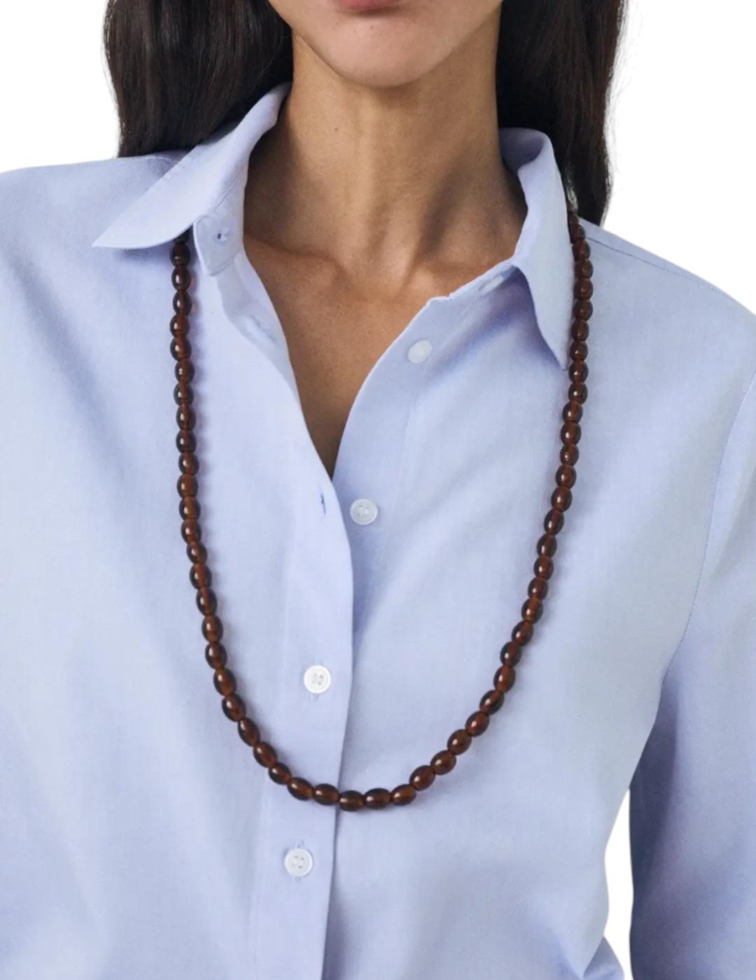 Collar ese O ese Amanda Marrón