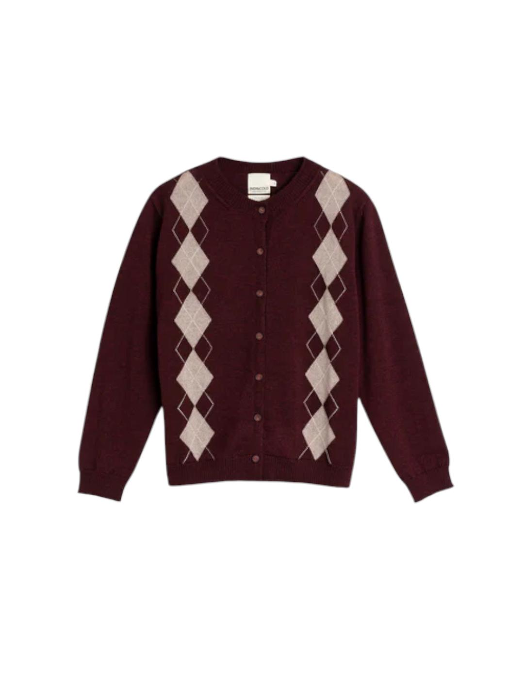 Chaqueta Indi&cold Rombos Caoba