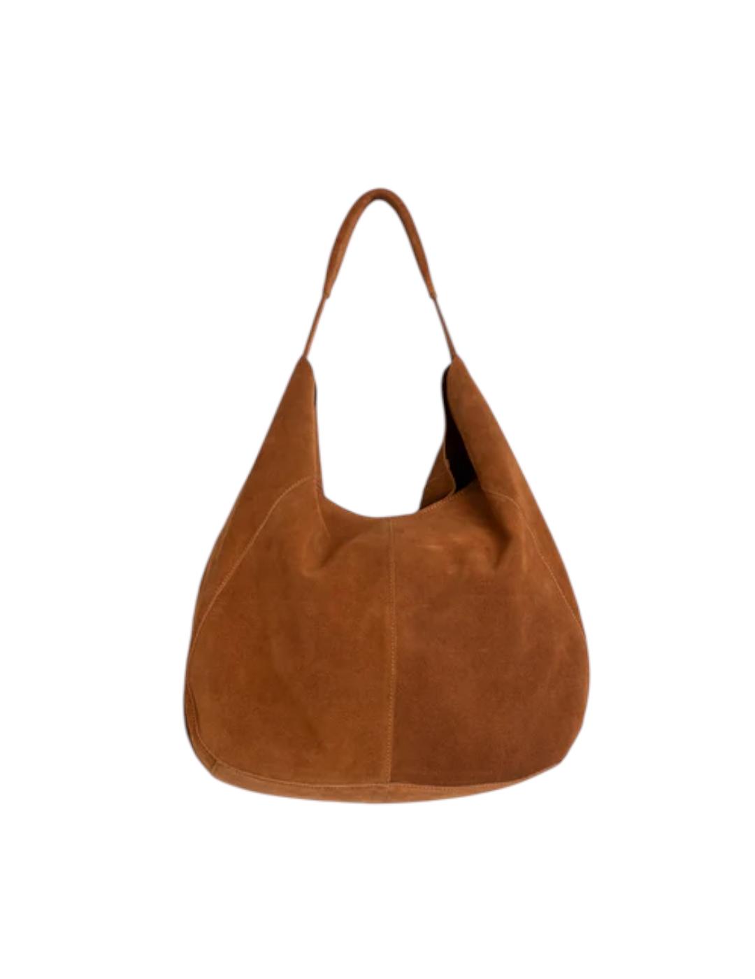 Bolso Indi&cold Tote Serraje Tabaco