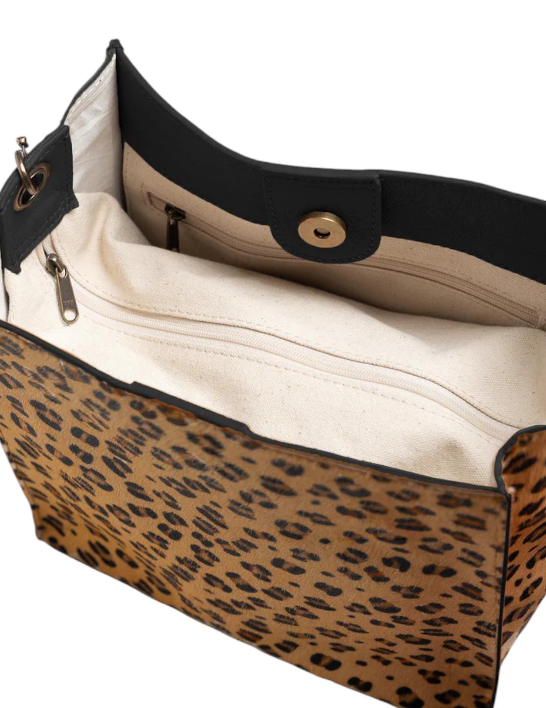 Bolso Indi&cold Bucket Piel Camel