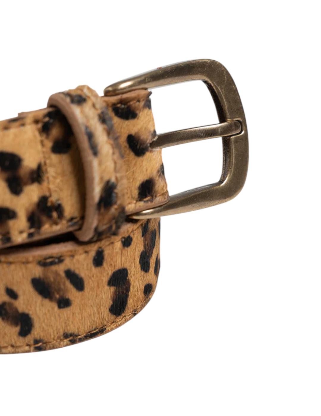 Cinturón Indi&cold Piel De Potro Camel