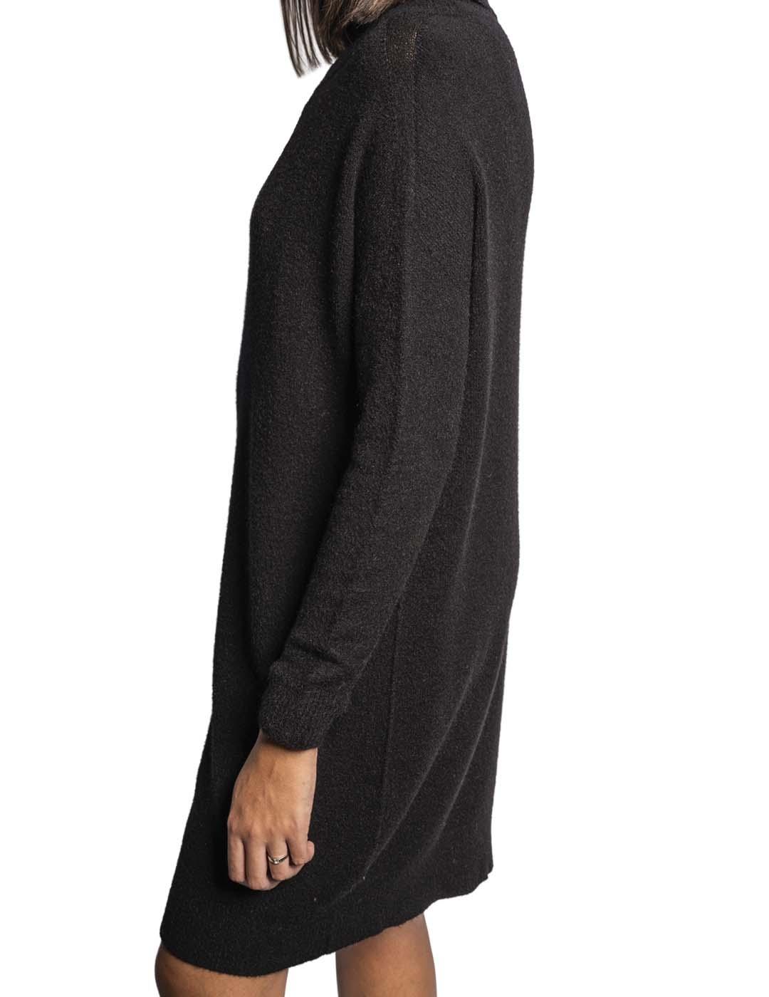 Vestido Carta Libera Punto Negro