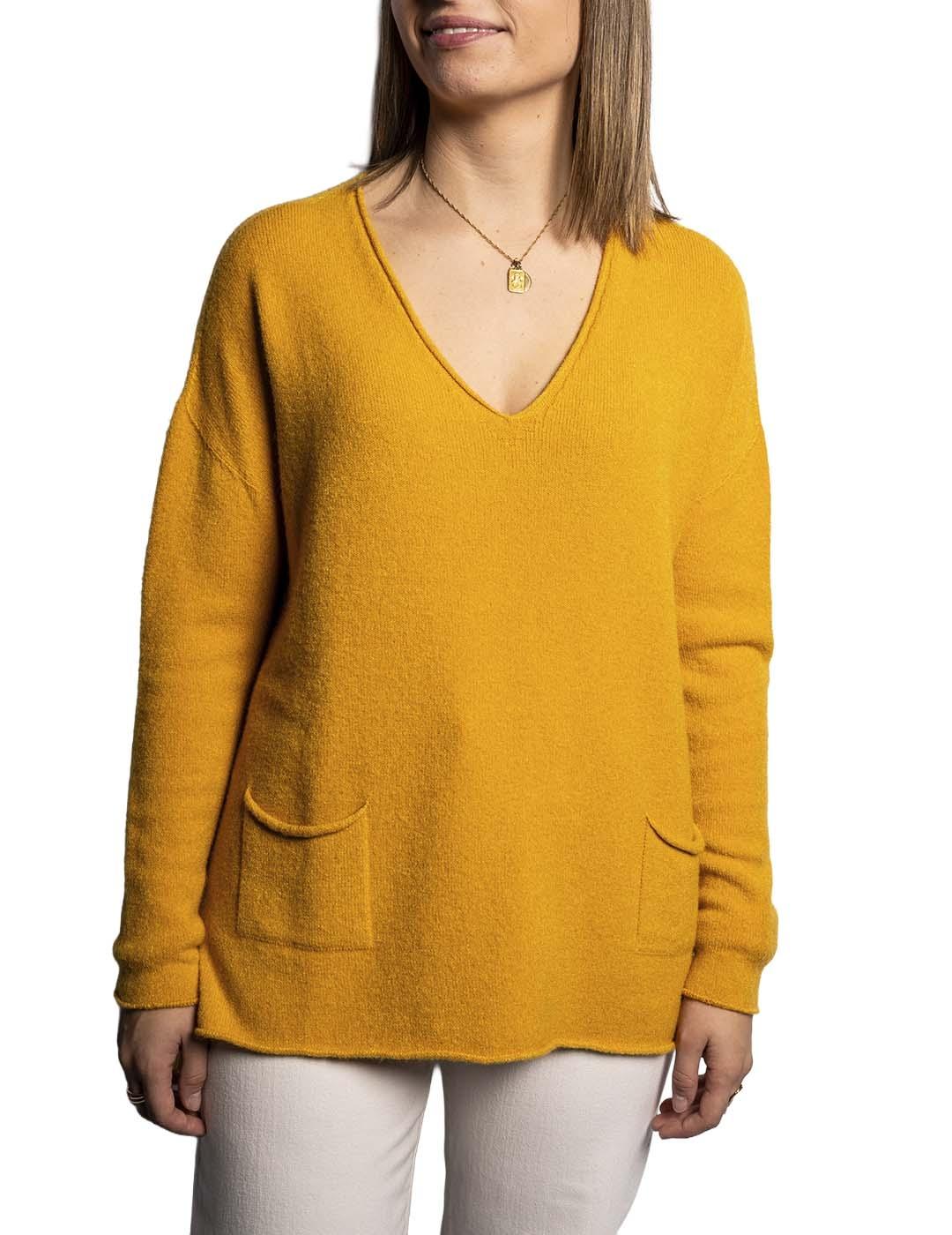 Jersey Carta Libera Pico Gris