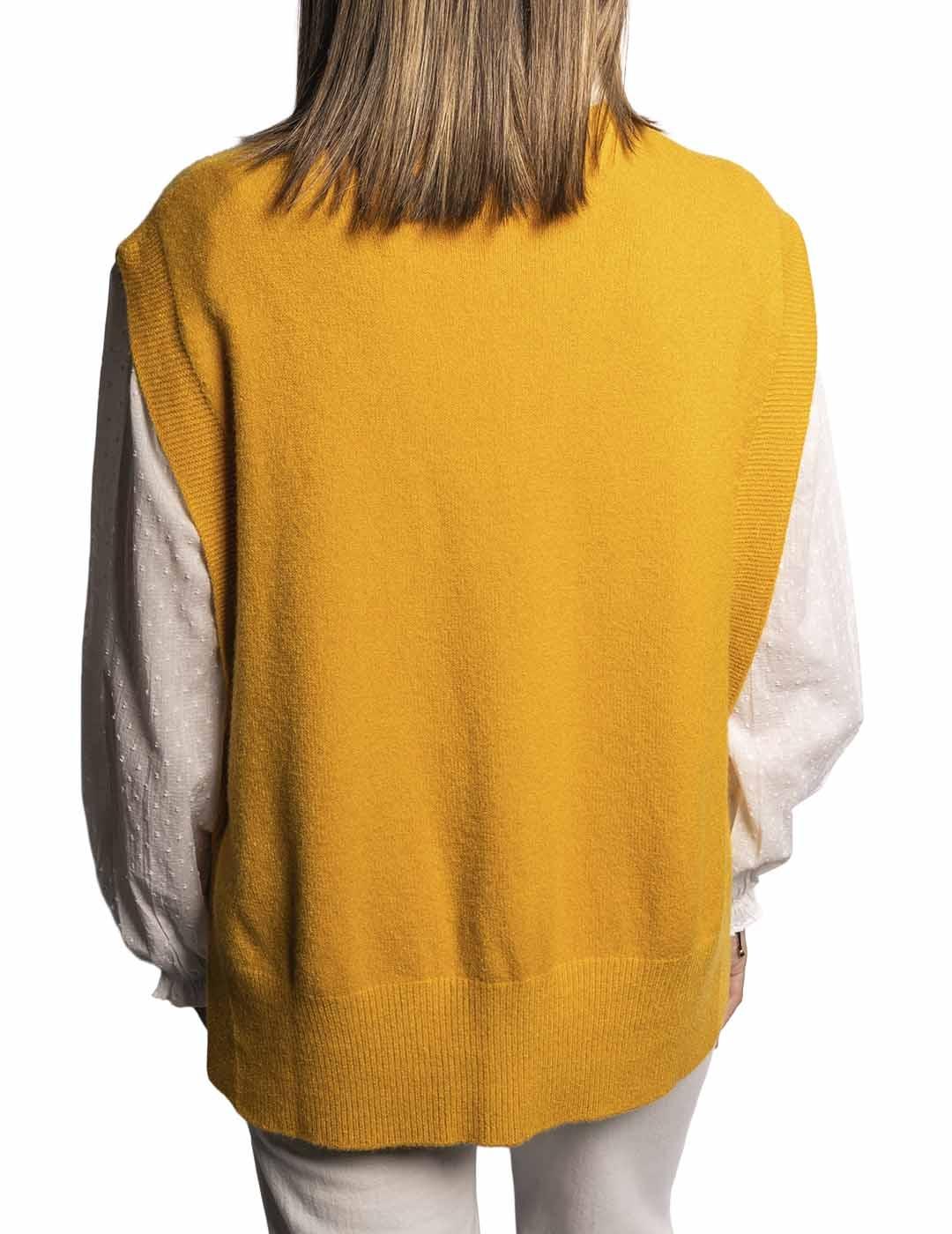 Chaleco Carta Libera Over Mostaza