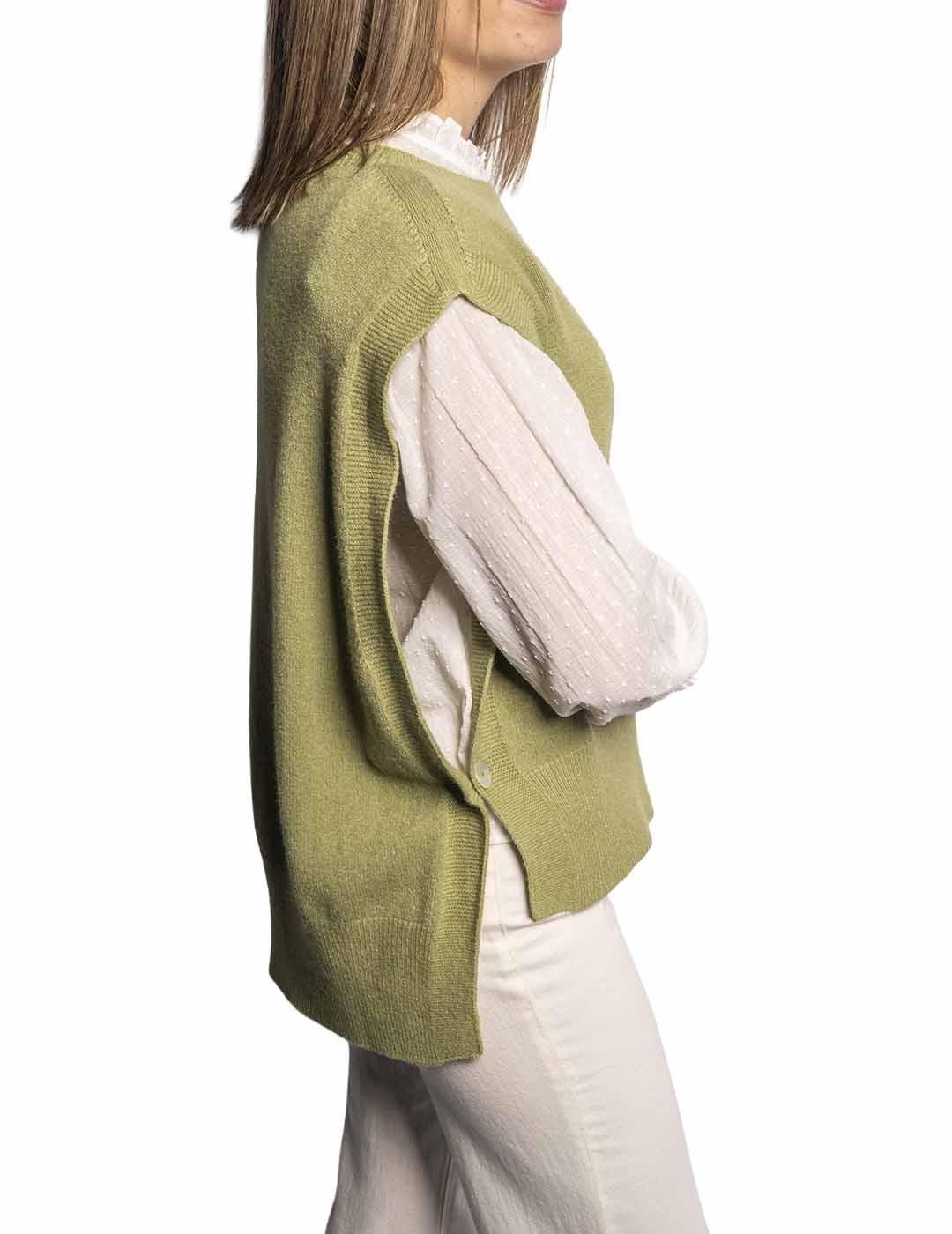 Chaleco Carta Libera Over Verde