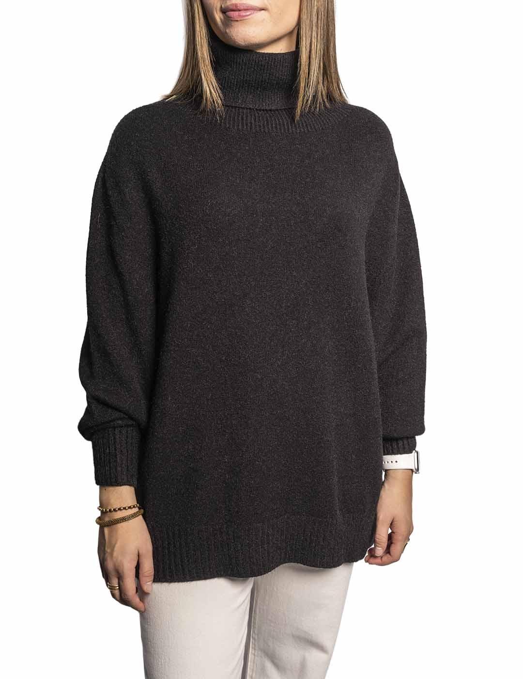 Jersey Carta Libera Over Cisne Marrón