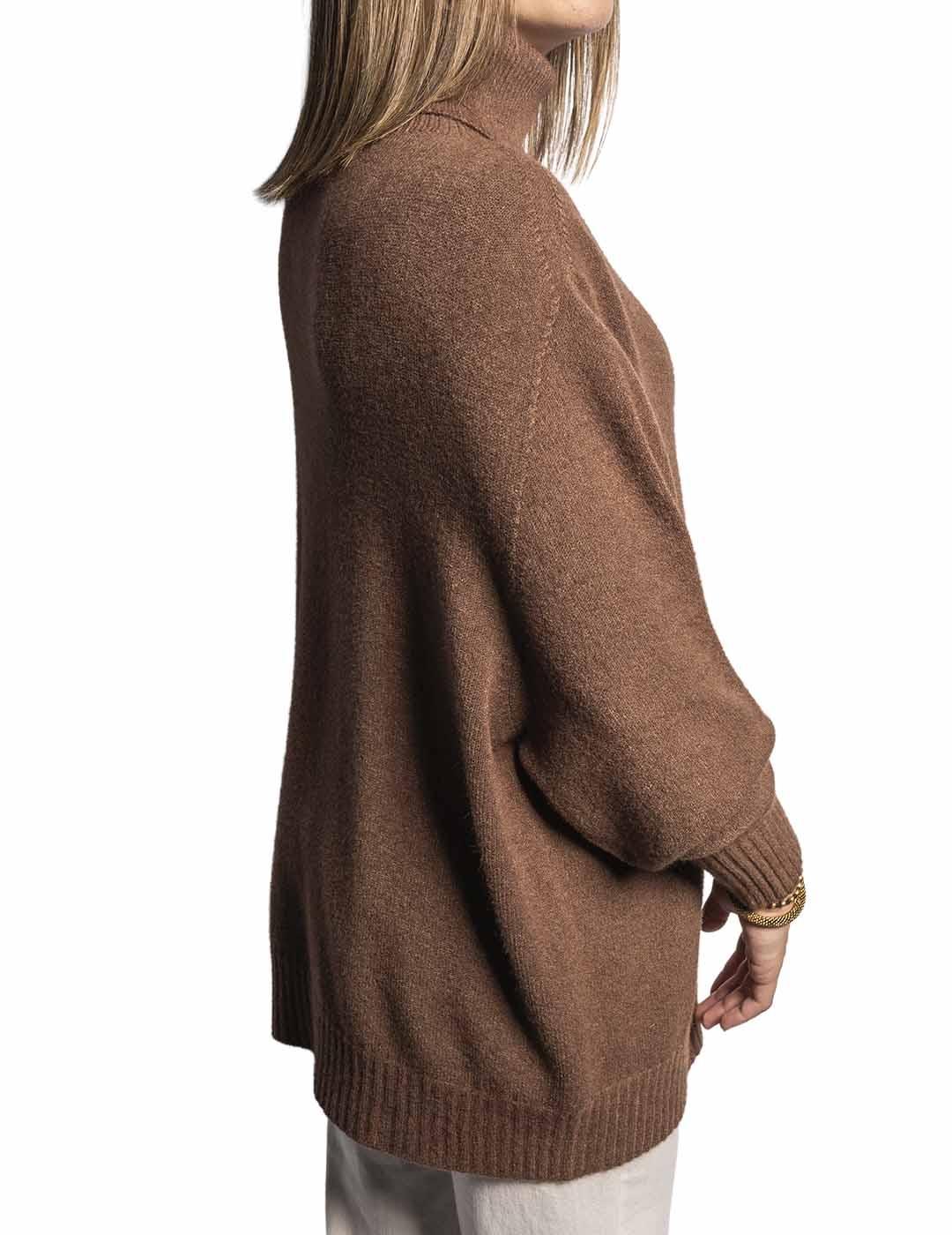 Jersey Carta Libera Over Cisne Marrón