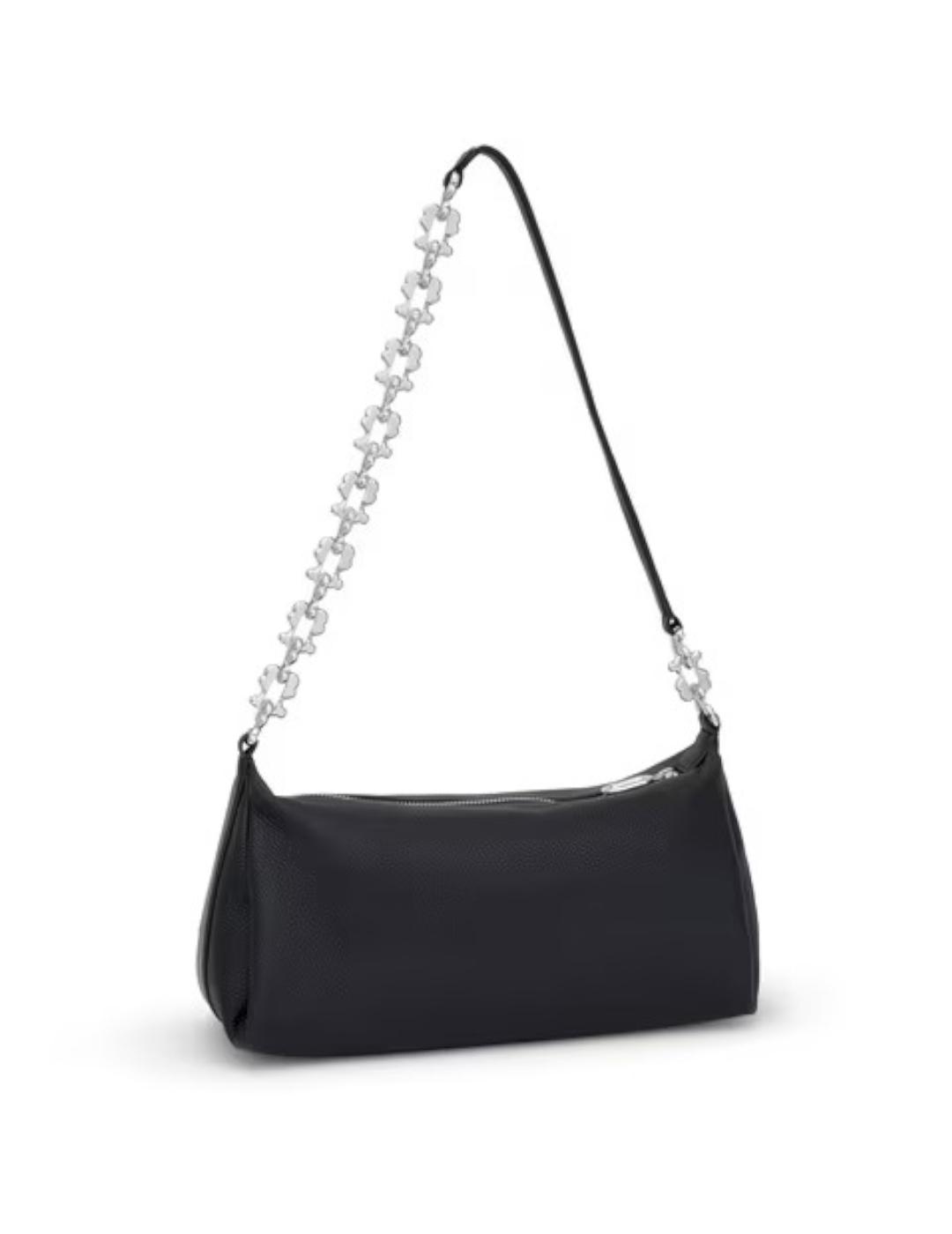 Bandolera Tous Fold Chain Negro