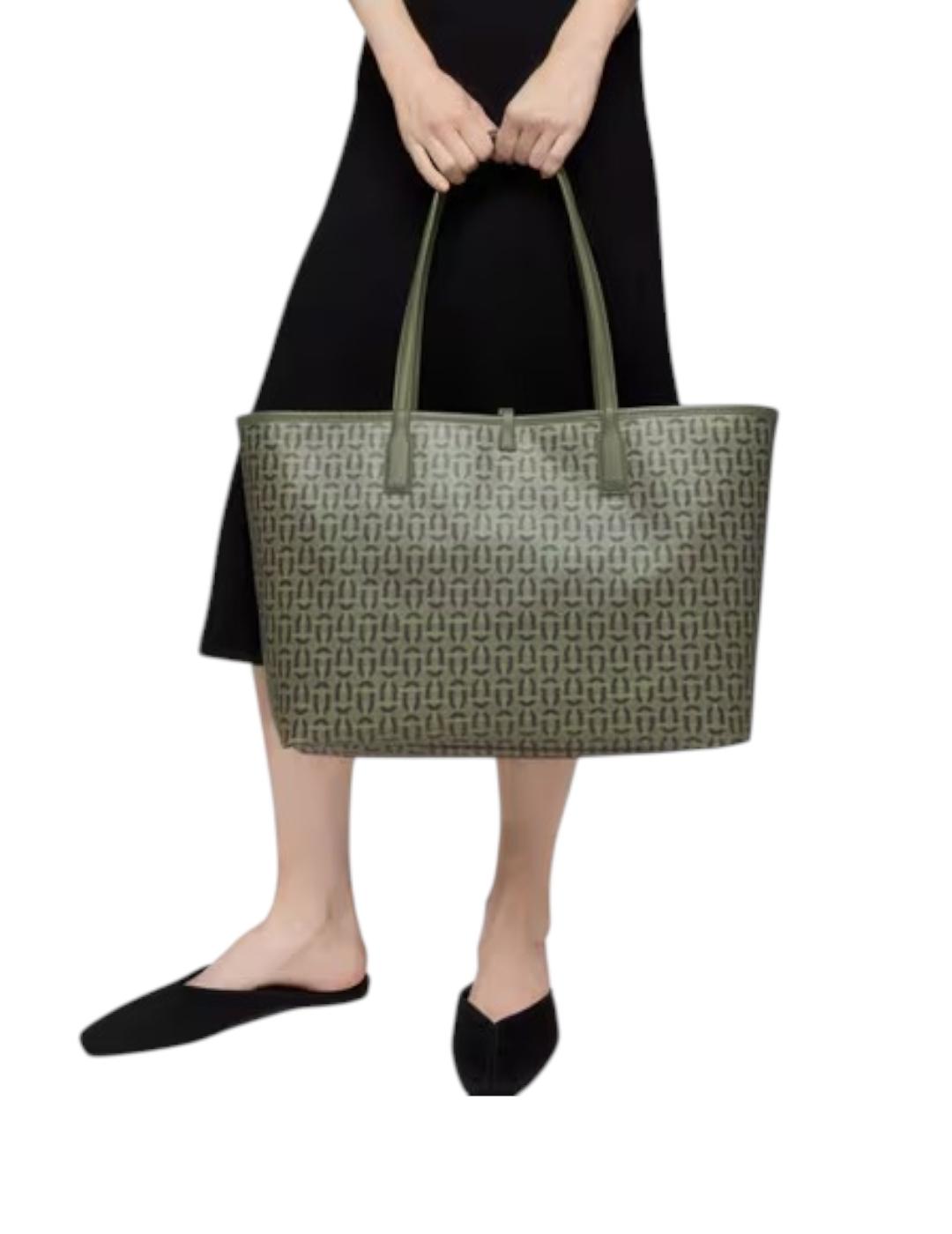 Capazo Tous Grande Double-Way Manifesto Caqui