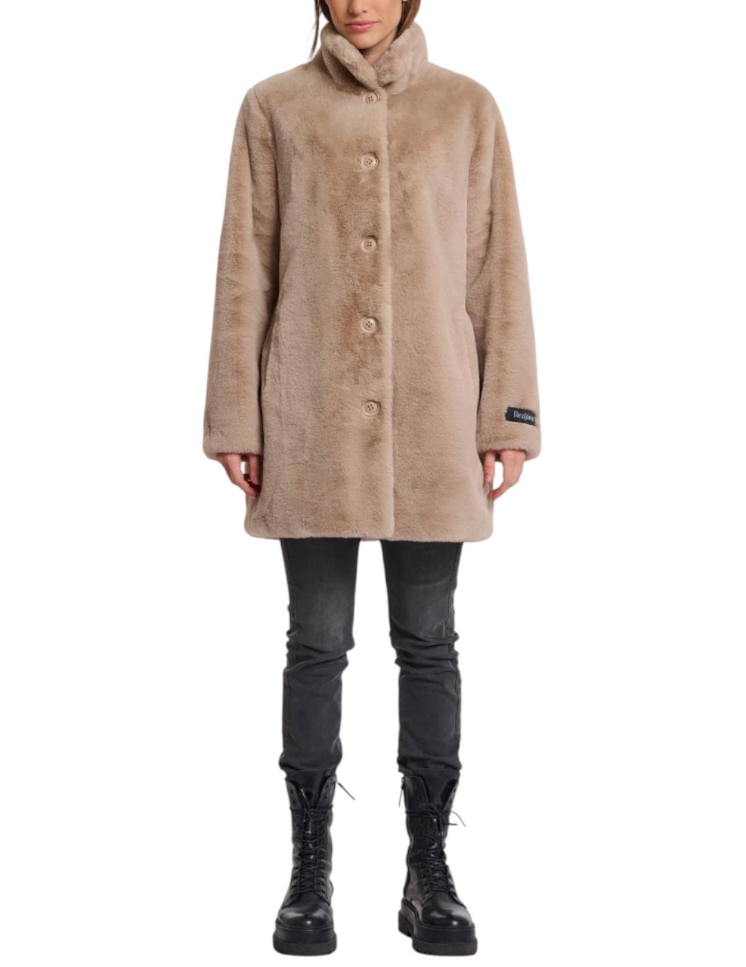 Abrigo Rino&Pelle Corto Pelo Beige