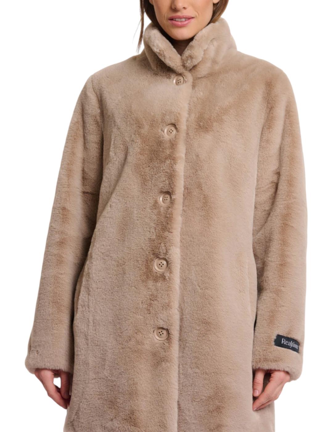 Abrigo Rino&Pelle Corto Pelo Beige