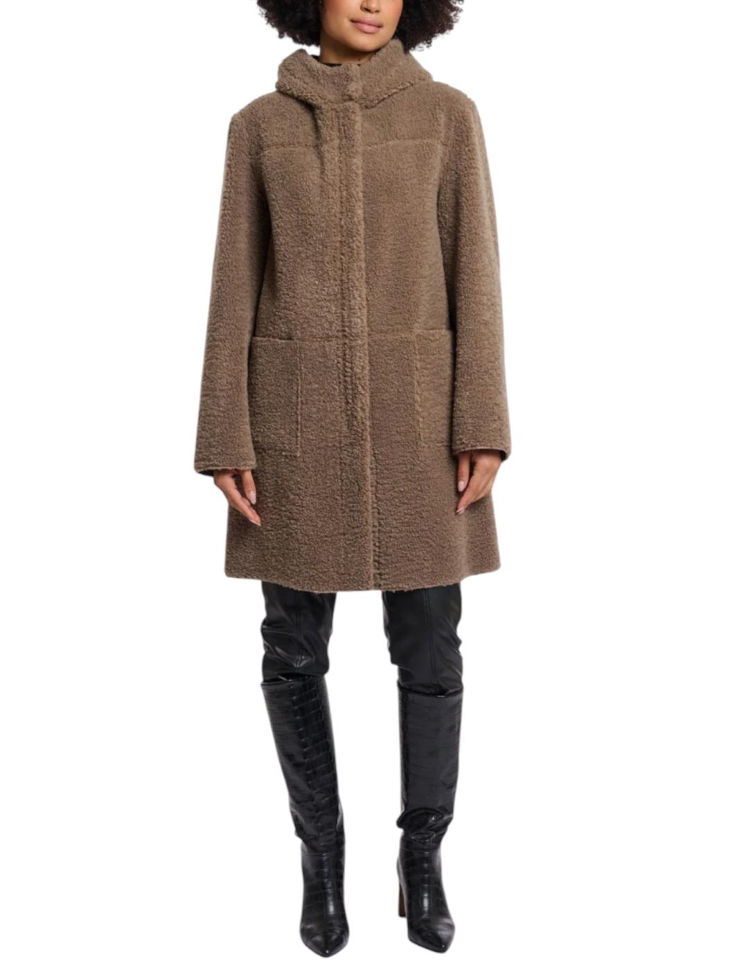 Abrigo Rino&Pelle Reversible Topo