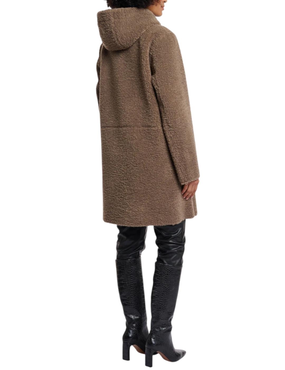 Abrigo Rino&Pelle Reversible Topo