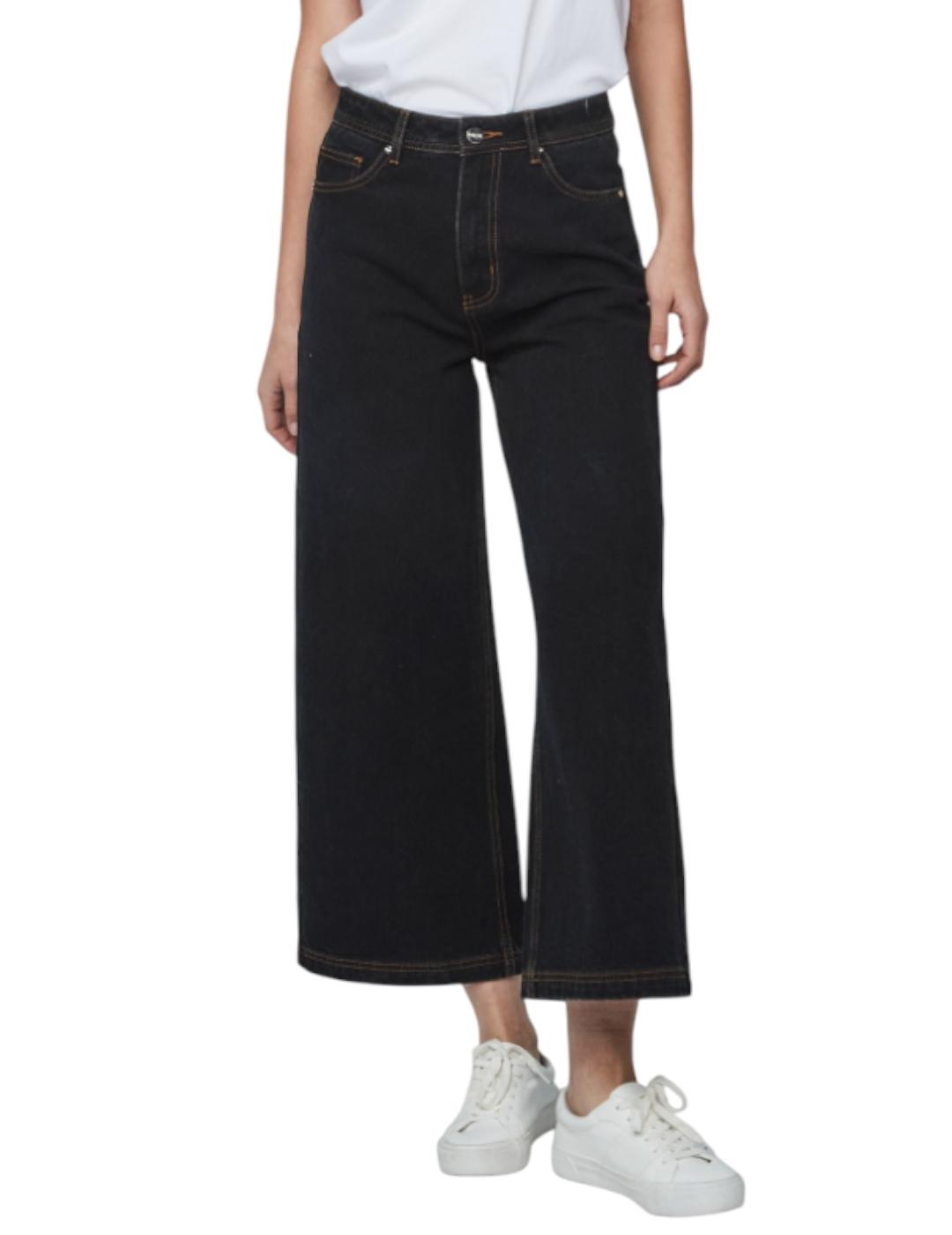 Pantalón Vaquero &me Unlimited Kauboi Negro