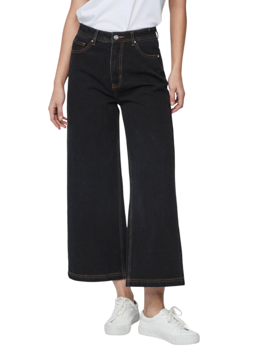 Pantalón Vaquero &me Unlimited Kauboi Negro