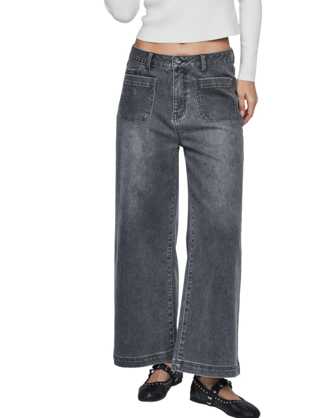 Pantalón Vaquero &me Unlimited Diana Gris