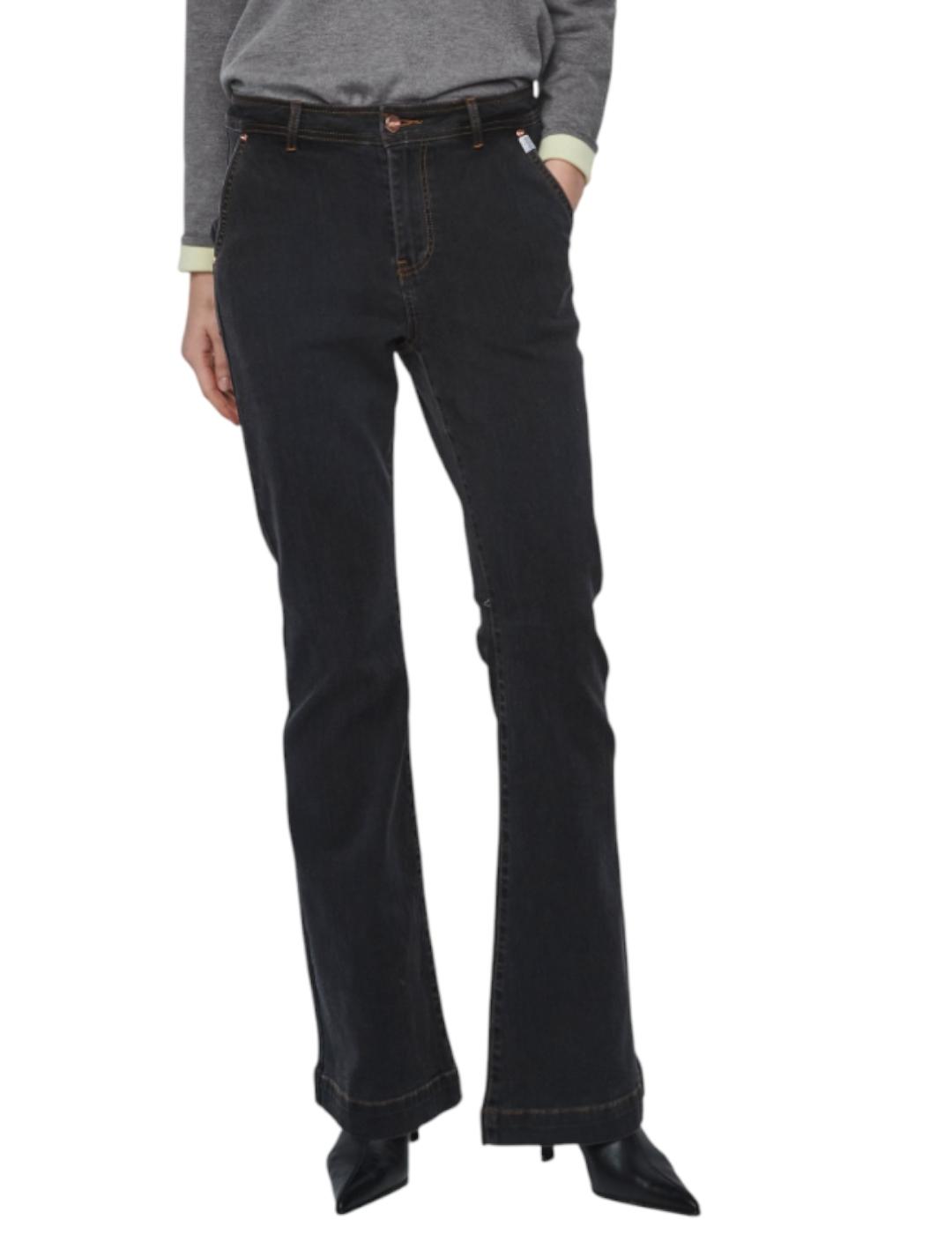 Pantalón Vaquero &me Unlimited Obarita Negro