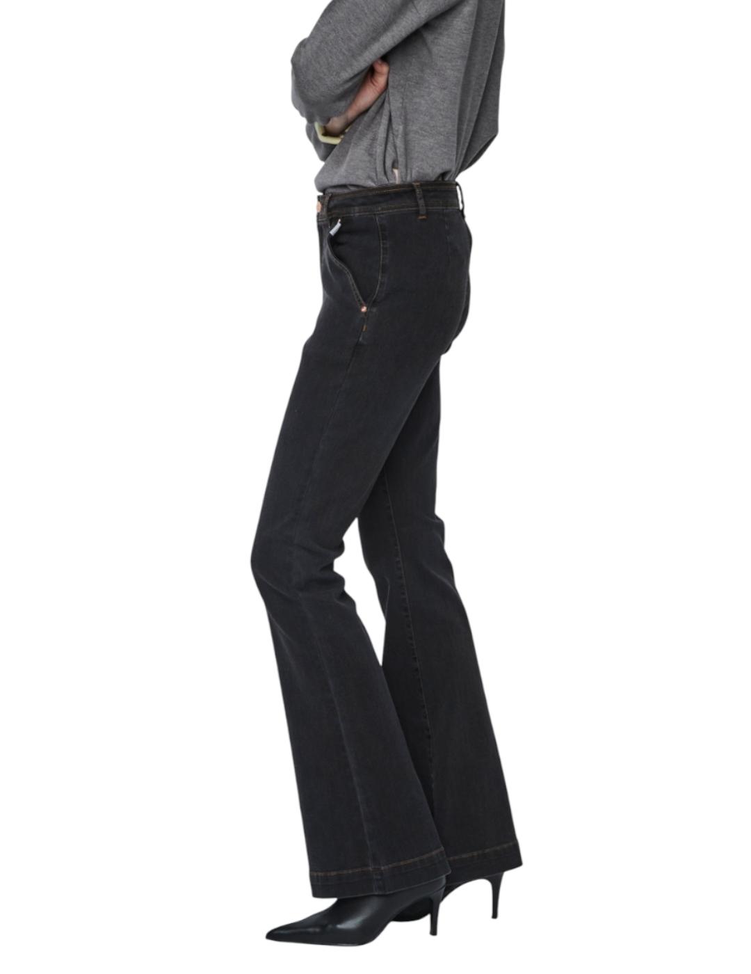 Pantalón Vaquero &me Unlimited Obarita Negro