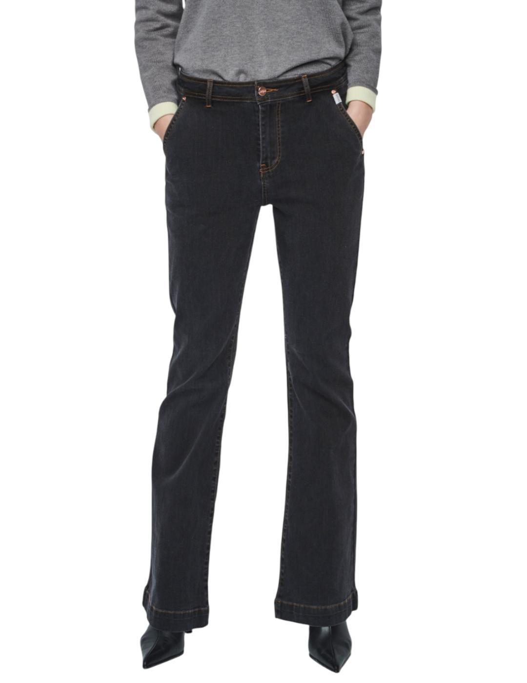 Pantalón Vaquero &me Unlimited Obarita Negro