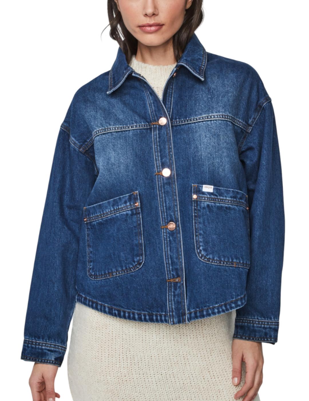 Cazadora &me Unlimited Vaquera Simone Azul