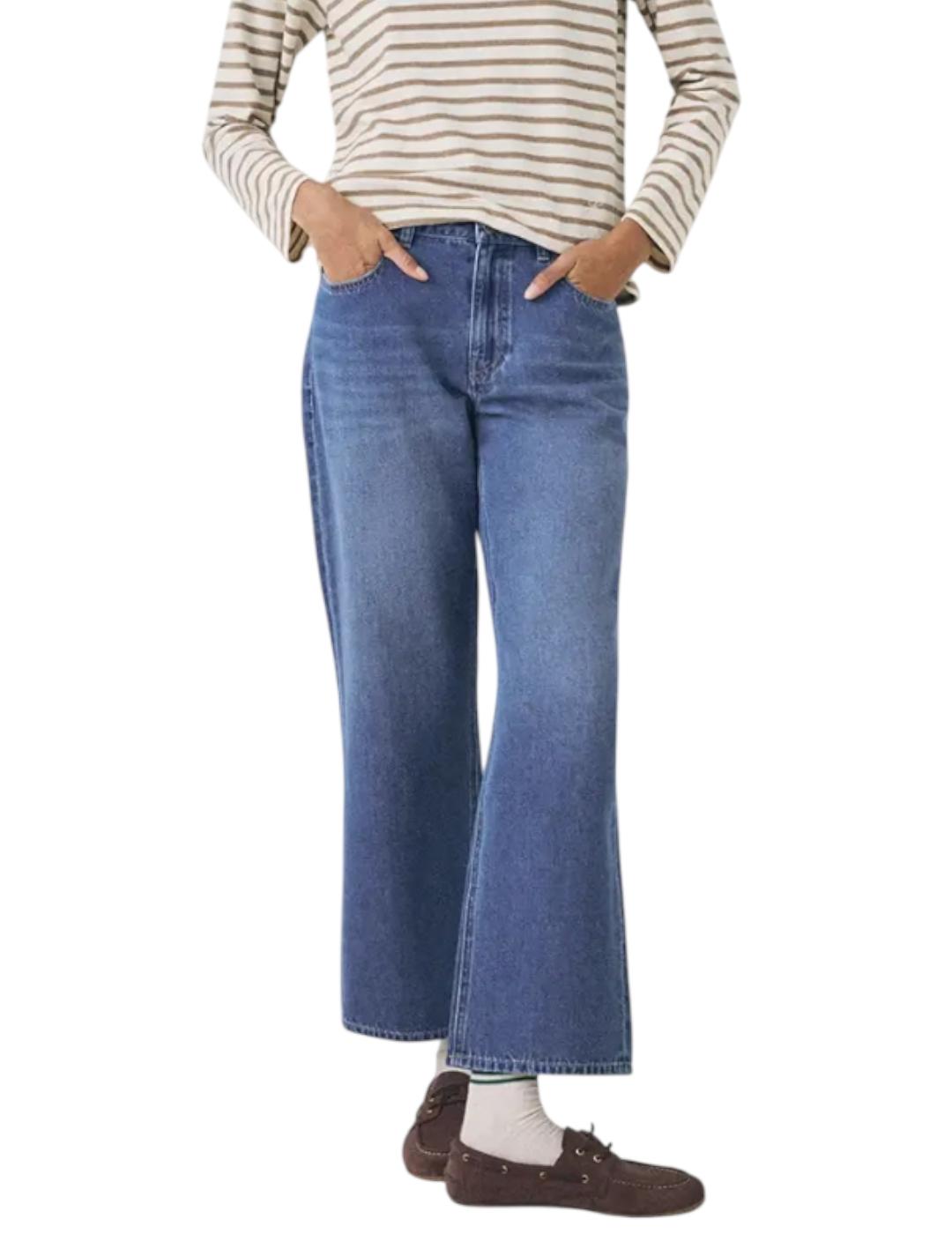 Pantalón ese O ese Louis Straight Azul