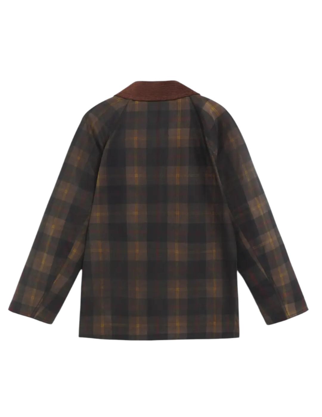 Parka ese O ese Mackenzie Checks Marrón