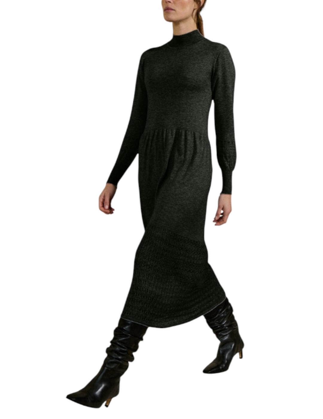 Vestido Sita Murt Punto Negro