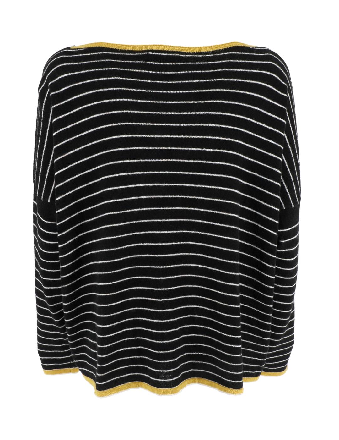 Jersey Karakorum Maglia Fleur Negro