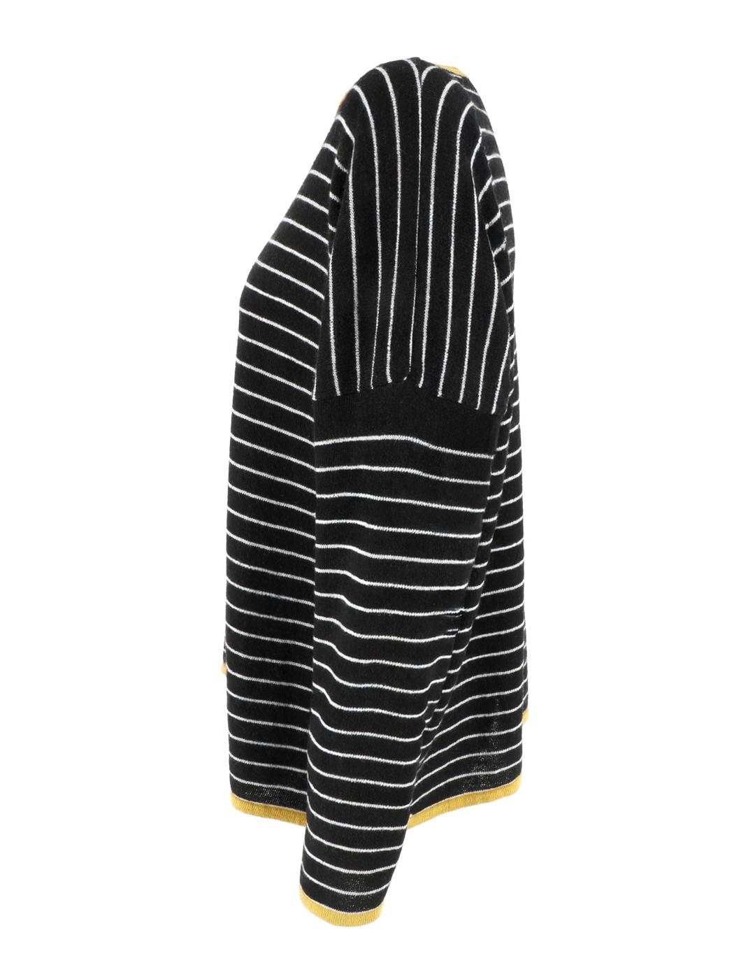 Jersey Karakorum Maglia Fleur Negro