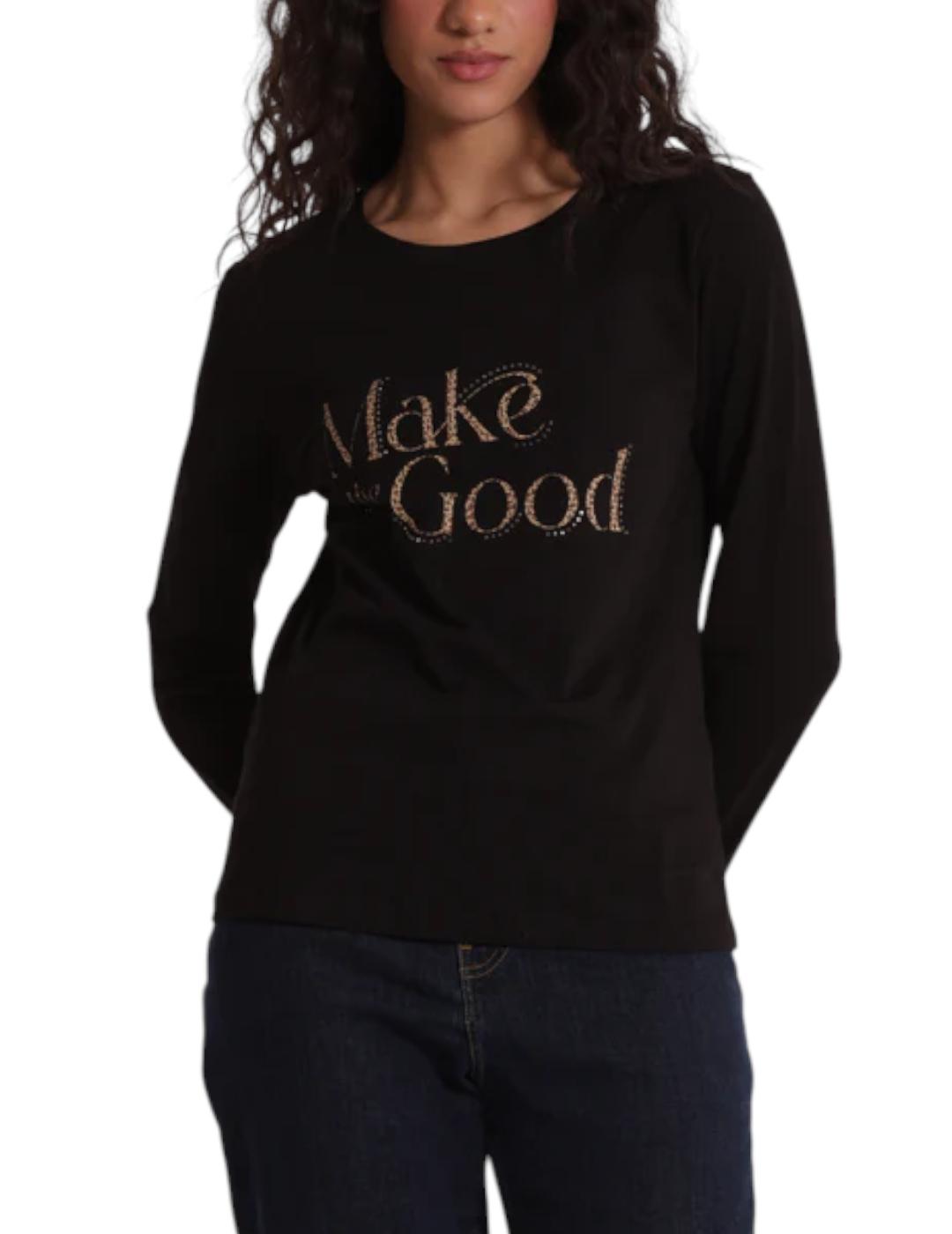 Camiseta Mimi Muà Animal Print Burdeos