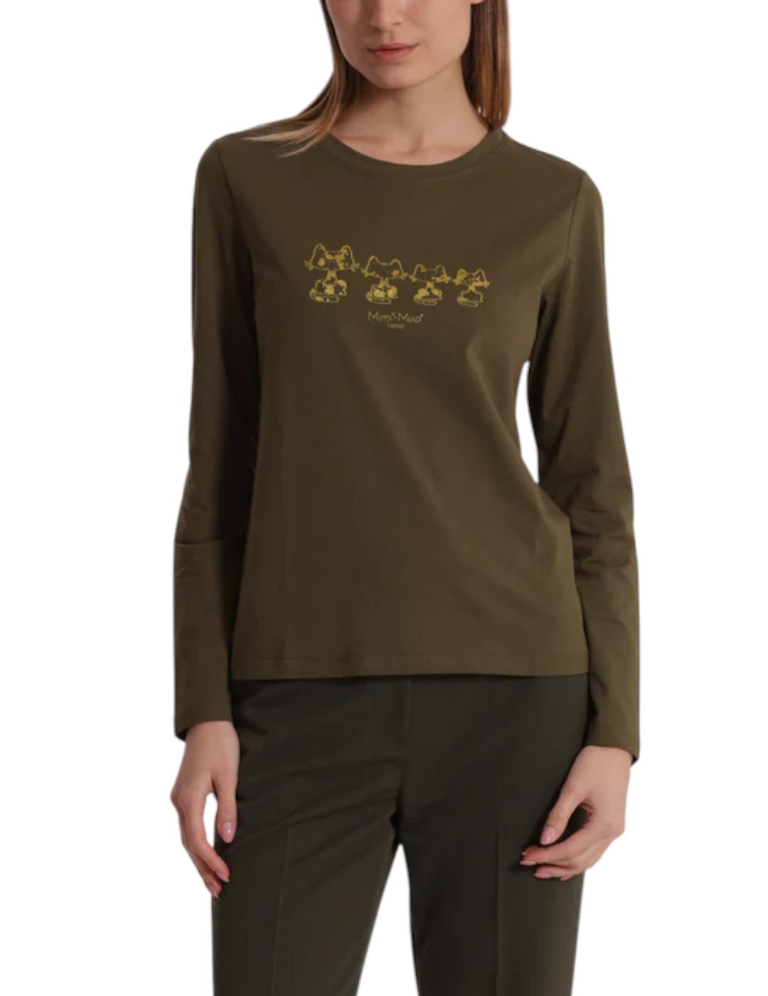 Camiseta Mimi Muà Gato Verde