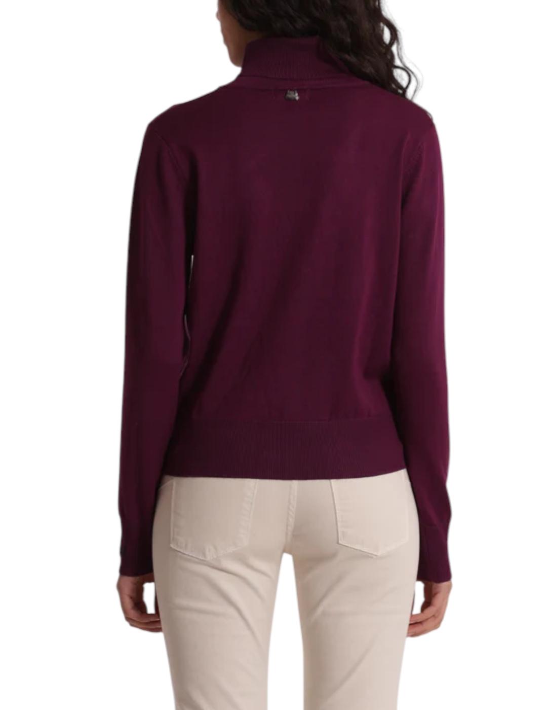 Jersey Mimi Muà Cuello Vuelto Morado