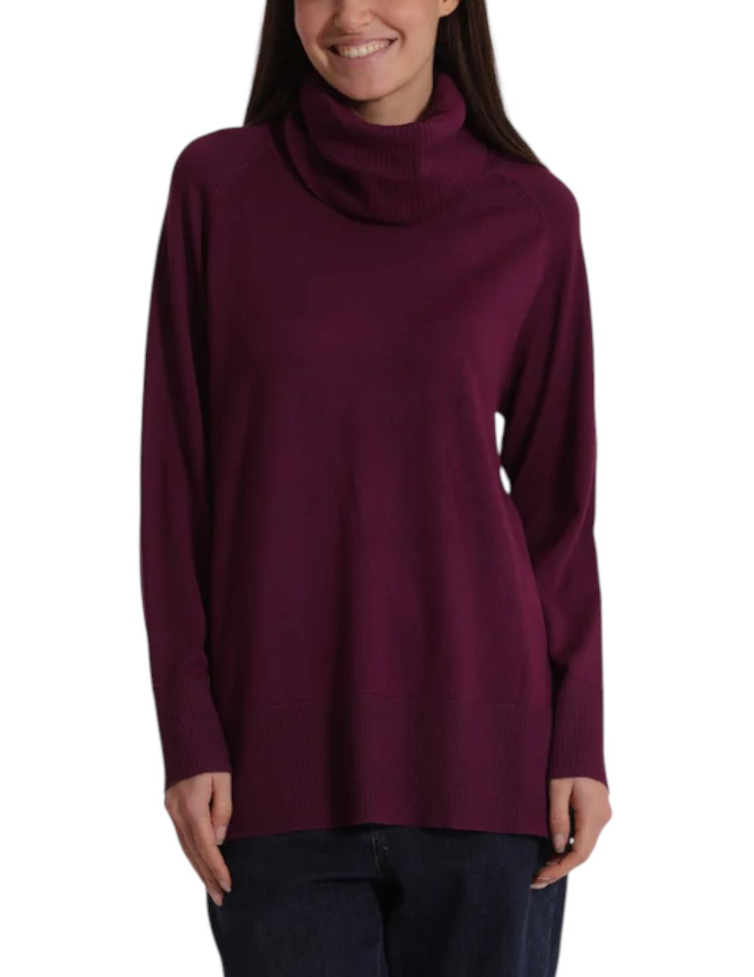 Jersey Mimi Muà Cuello Redondo Camel