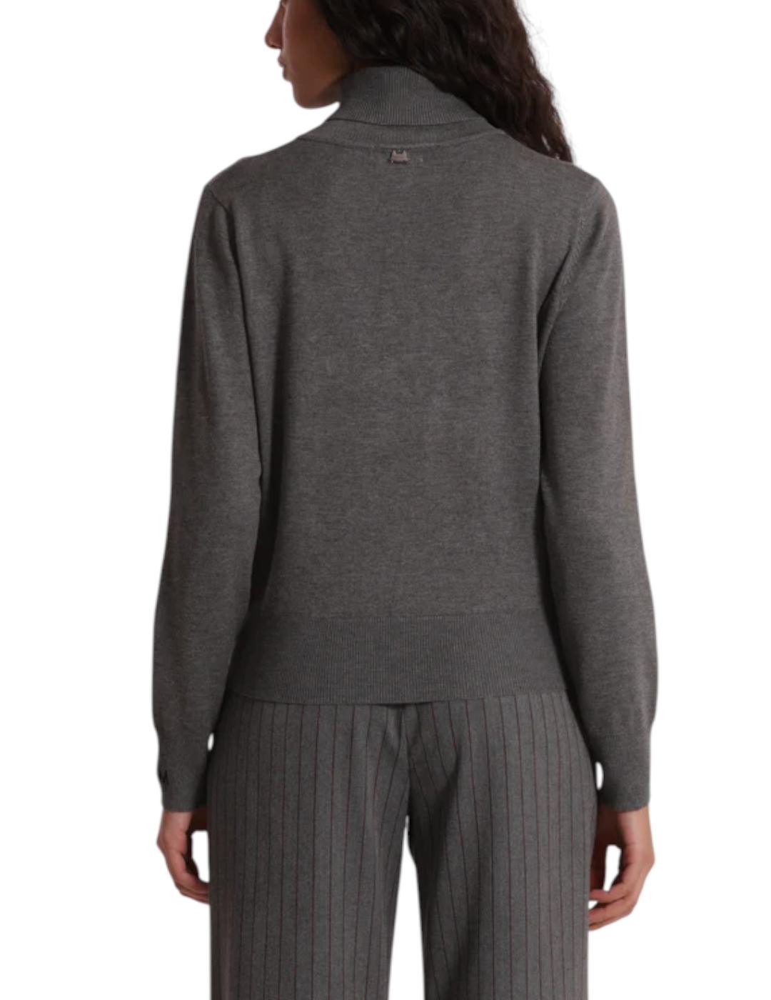 Jersey Mimi Muà Cuello Vuelto Gris